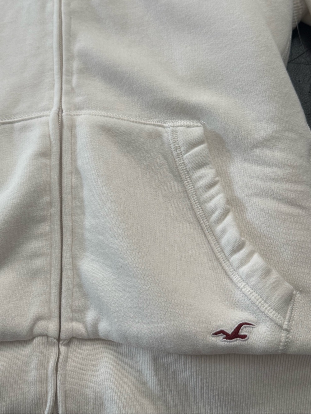 Hollister Holiday Vault Release Sherpa Lined Zip-up Logo Hoodie - Picture 2 of 4